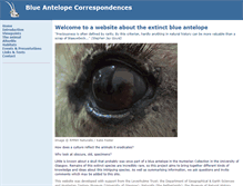 Tablet Screenshot of blueantelope.info